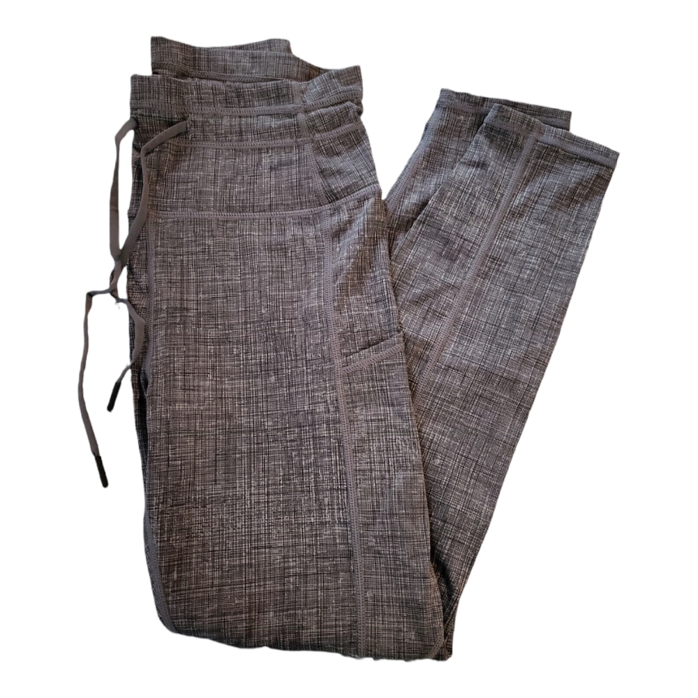 Zyia Active Sage Medley Luxe Drawstring Pocket 7/8 24"
